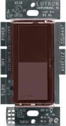 Diva LED+ Dimmer Switch, 150W Dimmable LED/CFL or 600W Incandescent/Halogen, Brown