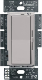 Diva LED+ Dimmer Switch, 150W Dimmable LED/CFL, 600W Incandescent, Gray