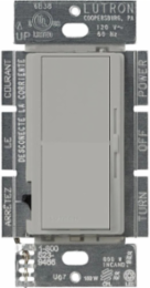 Diva 250W Dimmer Switch for LED/CFL, Paddle Switch, Gray Finish, Indoor Use