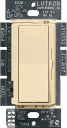 Diva Dimmable Switch 250W CFL/LED, Indoor, Ivory, Paddle Switch