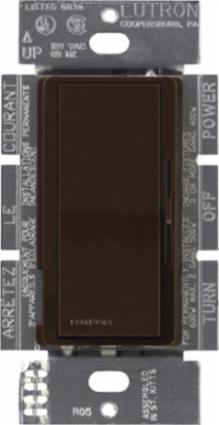 DIVA ELV Dimmer Switch 300W 3-Way Gloss Brown