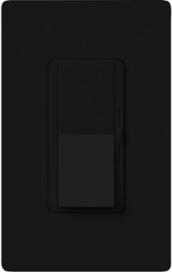 Diva 3-Speed Fan Control Switch, 2 Amp, Wallbox Mount, Gloss Black Finish