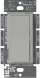DIVA Quiet Fan Speed Control Switch, 3-Speed, 2 Amp, Gray Finish