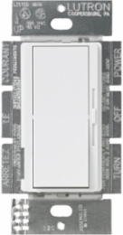 Diva Light/Fan Control Switch, 4.69 x 2.94 Inch, 1.5 A, Gloss White Finish