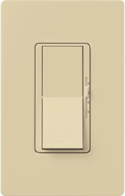 Diva 3-Speed Light & Fan Switch, Ivory, 1.5 Amp, Gloss Finish, 4.69 x 2.94 Inch