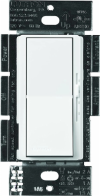 Diva 3-Speed Light and Fan Control, 4.69 x 2.94 Inch, 1.5 A, White