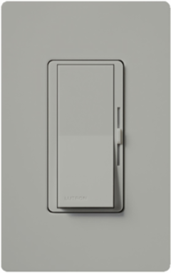 -GR DIVA Dimmer 3-Way 600W Magnetic Low-Voltage, 4.69 x 2.94 Inch, Paddle Switch, Gray