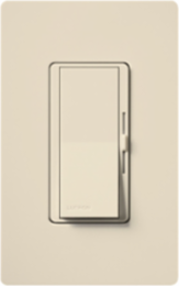DIVA Dimmer 3-Way Lighting Control, 600W, Glossy Finish, Light Almond