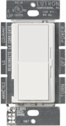 Diva Dimmer 600W 3-Way Paddle Switch, White, Gloss Finish