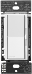 Lutron Diva Smart ELV+ Dimmer Switch for Caseta Systems, Phase Selectable, 250W LED/400VA MLV/500W ELV, Neutral Required, 120V, DVRF-5NE-WH, White