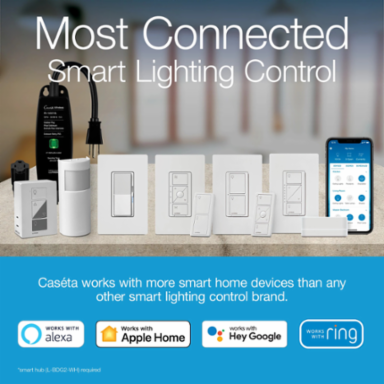 Claro Smart Switch Black 4.69 Inch x 2.94 Inch, Wireless, 5A LED, 600W Incandescent