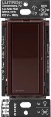 Claro Smart Switch 4.69 x 2.94 Inch, Wireless 3-Way, 5A LED, Brown Finish