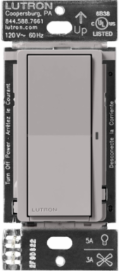 Claro Smart Switch Gray, 4.69 x 2.94 Inch, 5A LED/600W Incandescent, Wireless