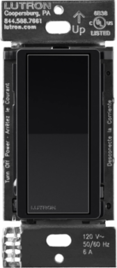 Claro Smart Accessory Switch, 4.69 x 2.94 Inch, Black, No Neutral Required