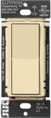 Claro Smart Accessory Switch 4.69 x 2.94 Inch, Ivory, Paddle Switch