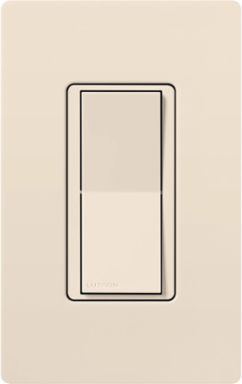 Claro Smart Accessory Switch 4.69 x 2.94 Inch Light Almond, Paddle Switch