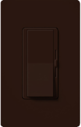 DIVA Reverse-Phase Dimmer 250W/500W 3-way/Single-Pole Brown