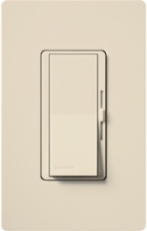 Diva Reverse-Phase Dimmer 250W LED 500W ELV Light Almond, 4.69 Inch x 2.94 Inch