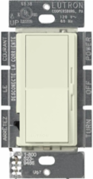 DIVA Satin Color 1000W 3-Way Dimmer Switch, Biscuit Finish, Paddle Switch