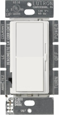 DIVA 1000W 3-Way Dimmer Switch, Satin Finish, Paddle Switch
