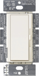 Diva Dimmer Switch 1000W 120V Wallbox Satin Finish Biscuit 4.69 x 2.94 Inch