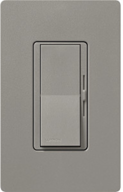 Diva Dimmer Switch 150W LED/CFL, 600W Incandescent, Paddle Switch, Cobblestone