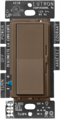 Diva Dimmer Switch, 150W LED/CFL & 600W Incandescent, Paddle Control