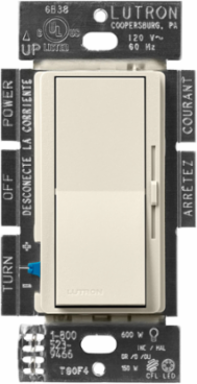 Diva LED+ Dimmer Switch, 150W for LED/CFL, 600W for Incandescent, Paddle Switch