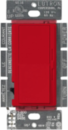 Diva Dimmer Switch 150W LED/CFL, 600W Incandescent, Paddle Switch, Signal Red