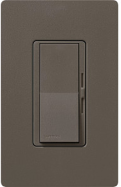 Diva Dimmer Switch, 150W for LED/CFL, 600W Incandescent, Truffle Finish