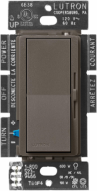 Diva Dimmer Switch, 150W for LED/CFL, 600W Incandescent, Truffle Finish