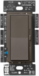 Diva Dimmer Switch, 150W for LED/CFL, 600W Incandescent, Truffle Finish