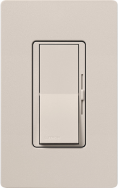 Diva LED+ Dimmer Switch, 150W for LED/CFL, 600W for Incandescent, Taupe