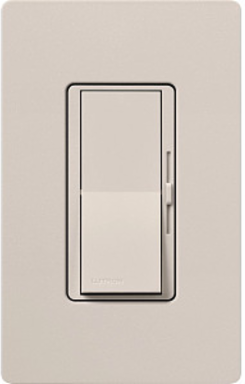 Diva LED+ Dimmer Switch, 150W for LED/CFL, 600W for Incandescent, Taupe