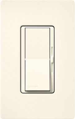 Diva Dimmer Switch for 250W CFL/LED, Paddle Switch, Biscuit Finish