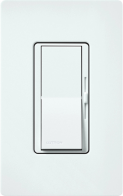 Diva 250W LED+ Dimmer Switch, Paddle Control, Glacier White Finish