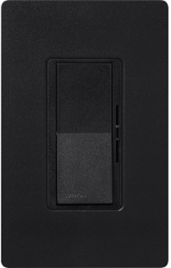Diva 250W Dimmer Switch for LED/CFL, Paddle Switch, Midnight Finish
