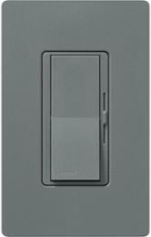 Diva LED+ Dimmer Switch, 250W LED/CFL, 600W Incandescent, Paddle Switch, Slate Finish