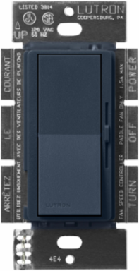 Diva 1.5A 3-Speed Fan Control Switch, 4.69 x 2.94 Inch, Satin Finish