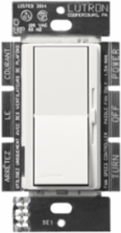 Diva Fan Control Switch 1.5A, 3-Speed, Satin Finish, 4.69 x 2.94 Inch