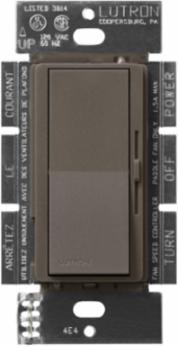 3-Way 1.5A Fan Control Switch, 3-Speed, Plastic, 4.69 x 2.94 Inch, Satin Finish