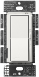 Diva 3-Speed Fan Switch, 1.5 Amp, Architectural White, Wallbox Mounted
