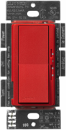 Diva 3-Speed Fan Switch, 1.5 Amp, Signal Red, Satin Finish