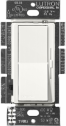 DIVA Reverse Phase Dimmer with Paddle Switch, 250W for CFL/LED & 500W Incandescent