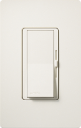 Diva 0-10V Dimmer Switch, Satin Finish, 8A, Indoor Use, Biscuit Color