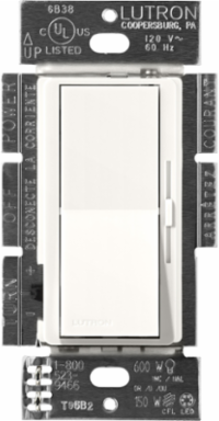 Diva 0-10V Dimmer Switch, 4.69 x 2.94 Inch, 1-Pole, Satin Finish