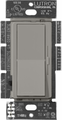 DIVA 0-10V Dimmer Switch, Paddle Switch, Cobblestone Finish, 4.69 Inch x 2.94 Inch