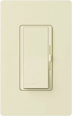 Diva 0-10V Dimmer Switch, Paddle Control, 8A, Almond Finish