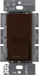 Diva 0-10V Dimmer Switch, 120-277V, 8A, Brown, Paddle Control