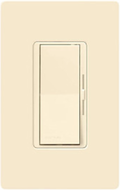 Diva LED+ Dimmer Switch, 150W LED/CFL, 600W Incandescent, Light Almond